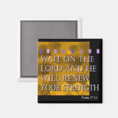 主の磁石を待つ マグネット (正面/裏面)