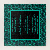 主の祈りの言葉わが父の抽象芸術 ジグソーパズル (横)