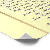 主の祈りの言葉ポスター ポスター (角)