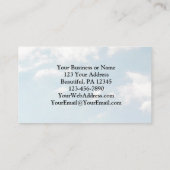 主の祈りの言葉マタイ6:9-10聖書の聖句 名刺 (裏面)