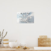 主の祈りの言葉マタイ6:9-13聖書の聖句 ポスター (キッチン)