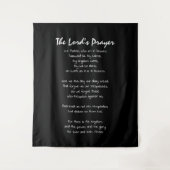 主の祈りの言葉信仰 タペストリー (正面)