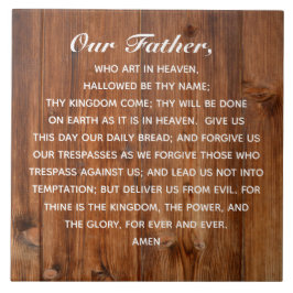 主の祈りの言葉天国で芸術する私たちの父 タイル