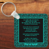 主の祈りの言葉我ら感動的の キーホルダー (正面)