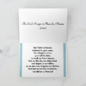 主の祈りの言葉挨拶状 カード (内部)