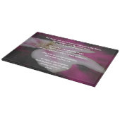 主の祈りの言葉父クレマティス カッティングボード (角)