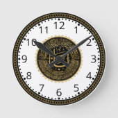 主の祈りの言葉番号 – アラビア書道 ラウンド壁時計 (正面)