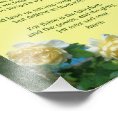 主の祈りの言葉私たちの父のバラ8x10 フォトプリント            (角)