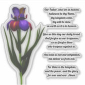 主の祈りの言葉私たちの父アイリス シール (正面)
