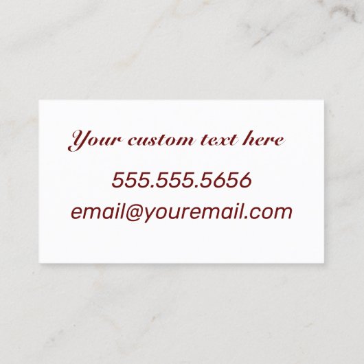 主の祈りの言葉私たちの父ビジネス呼び出しカード コーリングカード (裏面)