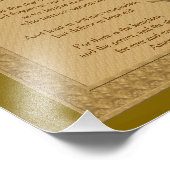 主の祈りの言葉私たちの父ローズブド8x10 フォトプリント            (角)