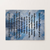 主の祈りの言葉  ジグソーパズル (横)