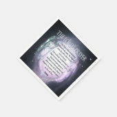 主の祈りの言葉 スタンダードカクテルナプキン (角)