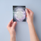 主の祈りの言葉 チラシ (手)