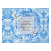 主の祈りの言葉 テーブルクロス (正面(横))