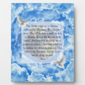 主の祈りの言葉 フォトプラーク (正面)