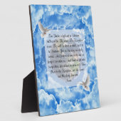 主の祈りの言葉 フォトプラーク (側面)