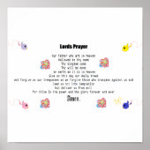 主の祈りの言葉 ポスター (正面)