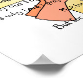 主の祈りの言葉 ポスター (角)