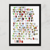 主の祈りの言葉 ポストカード (正面)