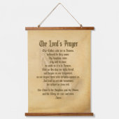 主の祈りの言葉(伝統的) 吊り下げ型タペストリー (正面)