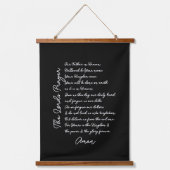 主の祈りの言葉 吊り下げ型タペストリー (正面)