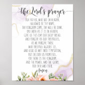 主の祈りの言葉、天国で芸術する父 ポスター (正面)