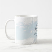 主の祈りの言葉、私たちの父は天国で芸術を学んだ。 コーヒーマグカップ (左)