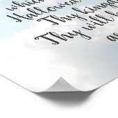 主の祈りの言葉、私たちの父は天国で芸術を学んだ。 ポスター (角)