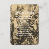 主の祈り エンクロージャーカード (正面)