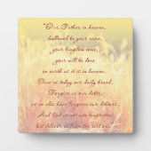 主の祈り フォトプラーク (正面)