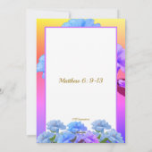 主の祈り マタイによる福音書6:9-13 カード (裏面)