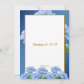 主の祈り マタイによる福音書6:9-13 カード (裏面)