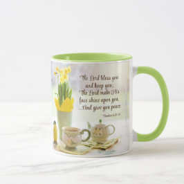 主の祝福があなたにあります ヨハネ書 6:24-26 聖書の詩 マグカップ