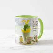 主の祝福があなたにあります ヨハネ書 6:24-26 聖書の詩 マグカップ (正面右)