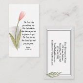 主の祝福と保護 名刺 (正面/裏面)