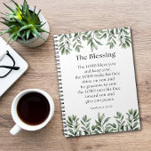 主の祝福 - あなたを守り、恵みを与える (民数記 6:24-26) ノートブック