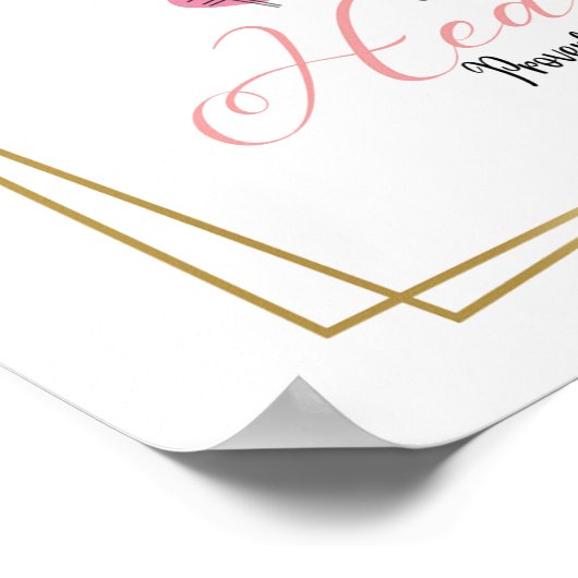 主の箴言3:5のポスターに信頼しなさい ポスター (角)