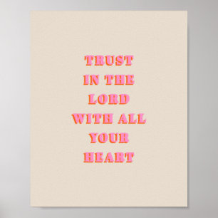 主の約束を信じる聖書の一節の引用文 ポスター