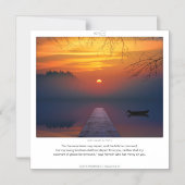 「主の約束」聖書箴言カード　イザヤ54:10 　神の約束スクリピックス マグネティックカード マグネット招待状 (正面)