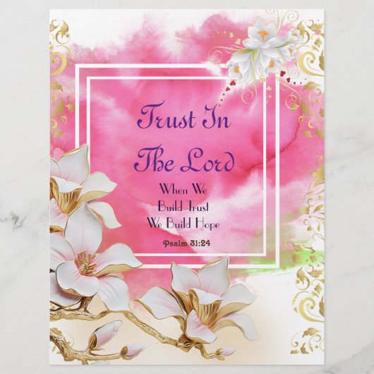 主の紙に信頼パーソナライズされた (正面)