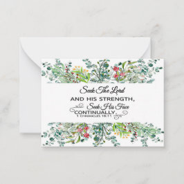 主の緑の枠の聖なる書物、 経典 ノートカード