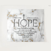 主の聖なる書物、 経典の祈りの節：イザヤ書40:31 タペストリー (正面(横))