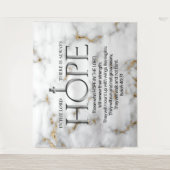 主の聖なる書物、 経典の祈りの節：イザヤ書40:31 タペストリー (正面)