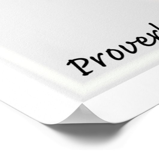 主の聖なる書物、 経典諺を信頼する ポスター (角)