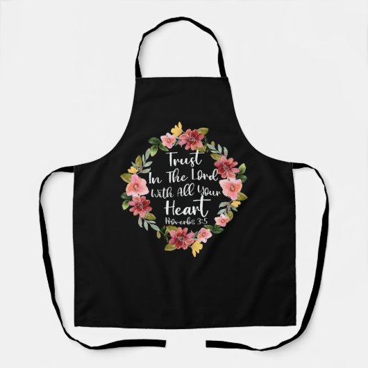 主の聖書の聖書的なクリスチャンのPrへの信頼 エプロン (正面)