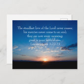 主の聖書の詩の郵便はがきの不動愛 シーズンポストカード (正面/裏面)