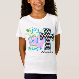 主の聖書の詩Nehemiahの喜び Tシャツ