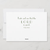 主の良さを知ってみて！ | クッキー交換 シーズンカード (裏面)