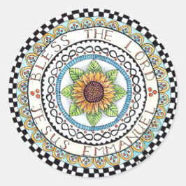 主の賛美ラウンド ラウンドシール